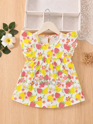 Comfortable frocks for baby girls. Suitable for wearing at home and going out.