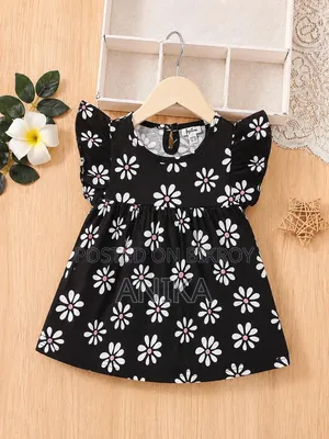 Comfortable frocks for baby girls. Suitable for wearing at home and going out.