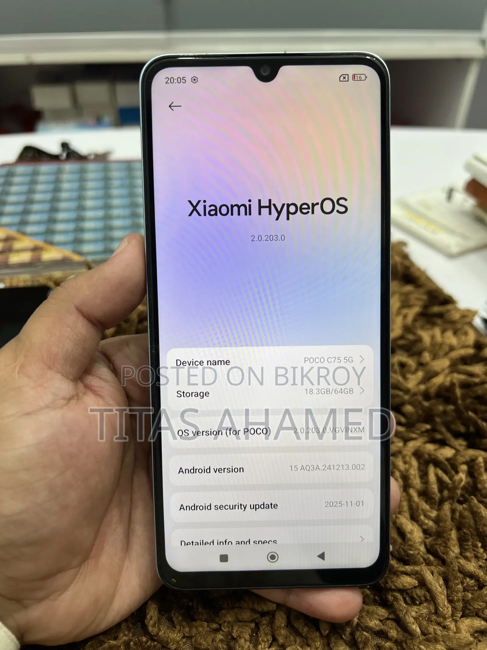 Xiaomi Poco C75 128 GB