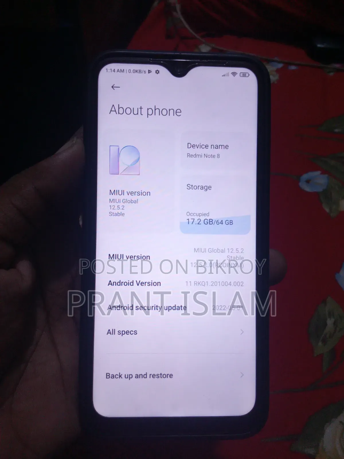 Xiaomi Redmi Note 8 64 GB Blue