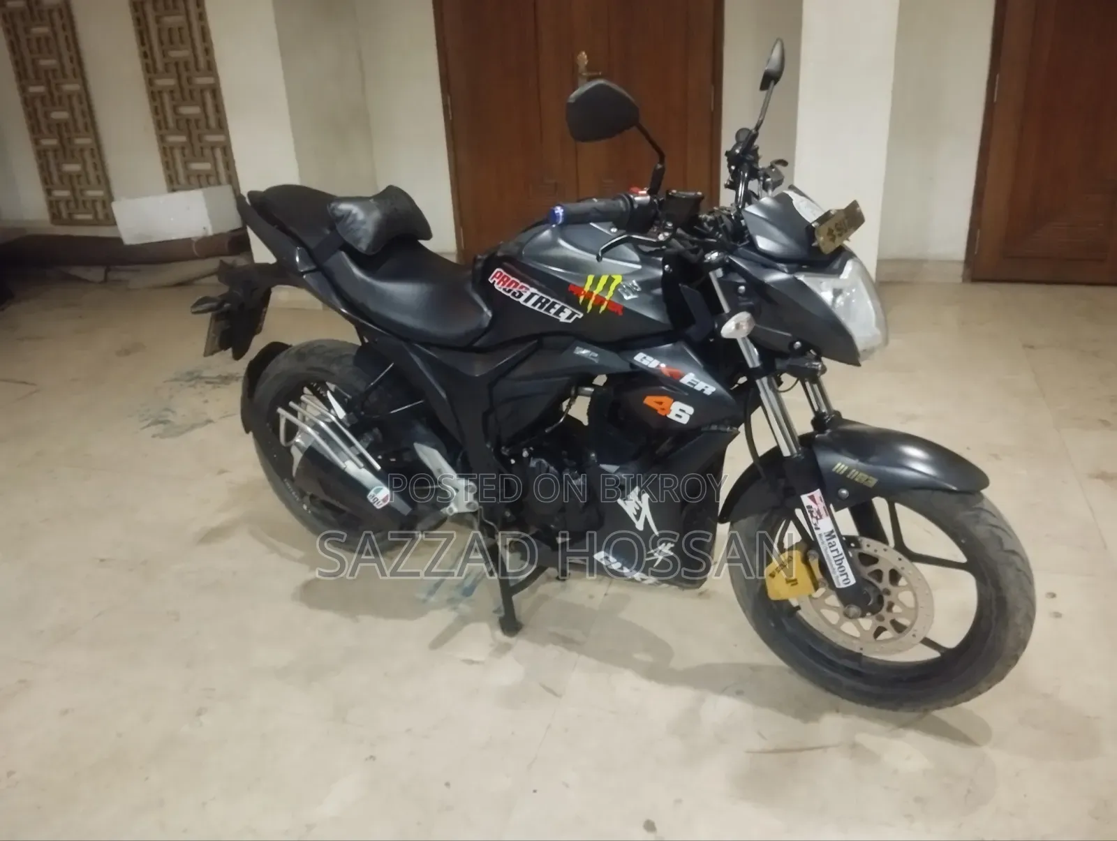 Suzuki Gixxer Monotone 2023 Black