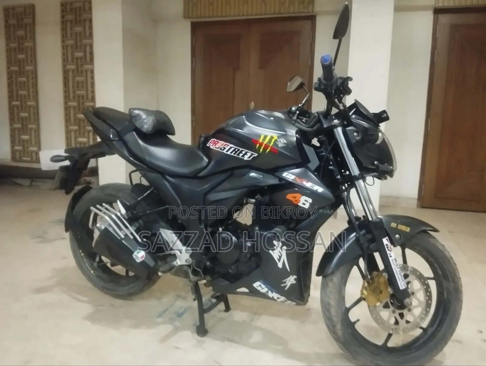 Suzuki Gixxer Monotone 2023 Black