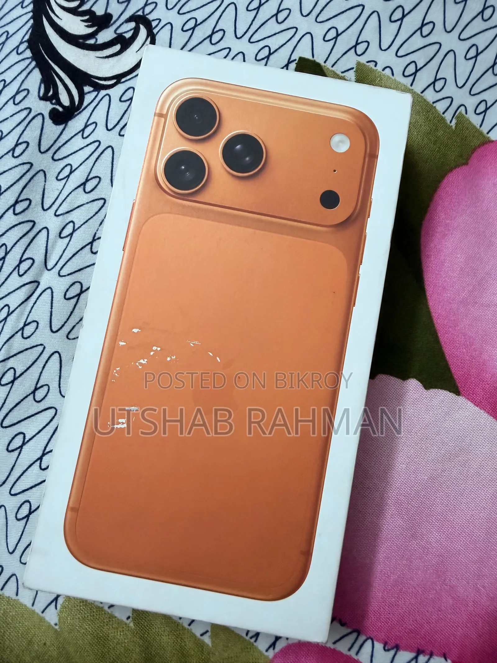 অ্যাপল আইফোন ১৭ প্রো ম্যাক্স ৫১২ জিবি অরেঞ্জ