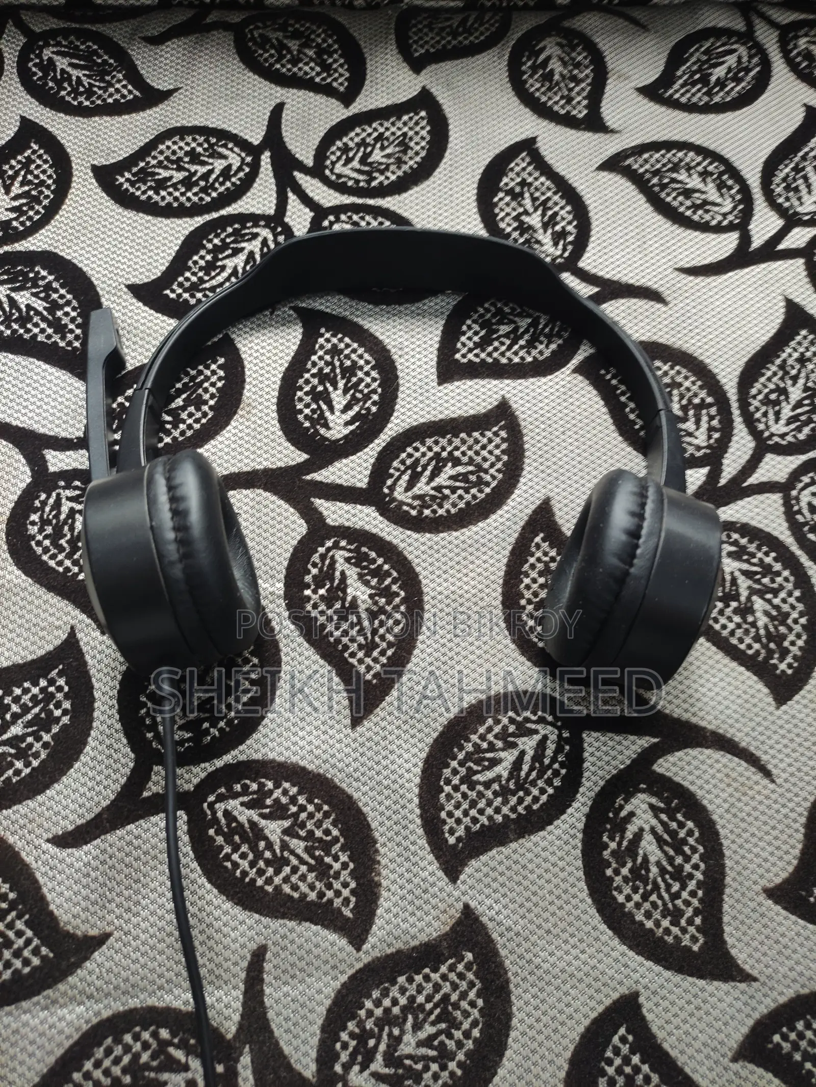Micropack MHP-02 Black Headphone