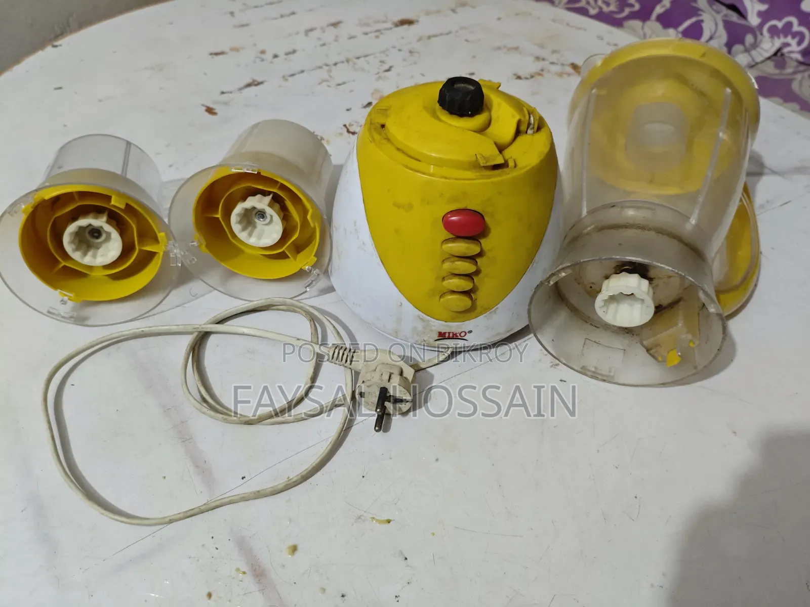 MIKO 3-in-1 Blender (Used) – Motor and 2 Grinder Jars fully functional