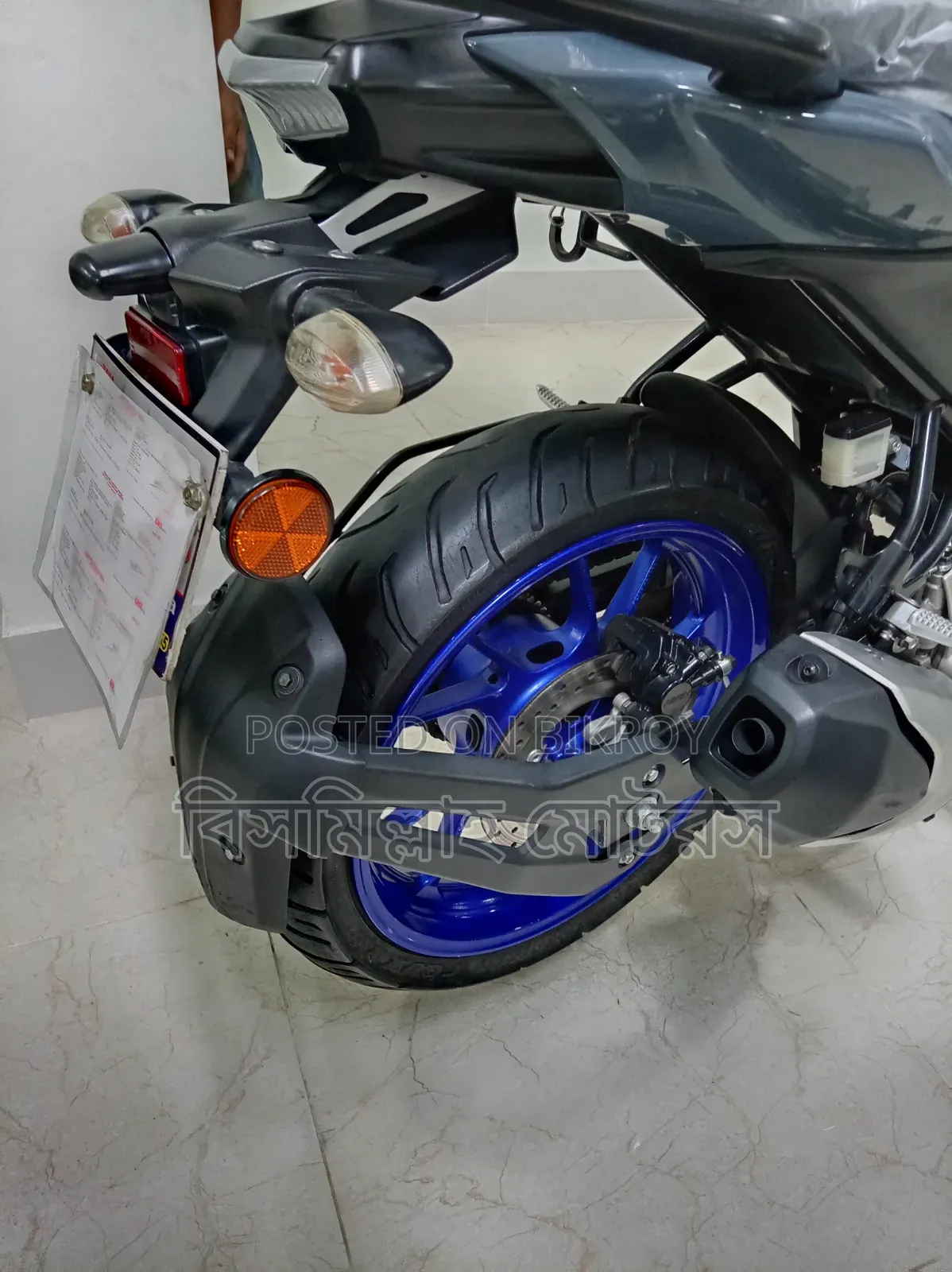নতুন ইয়ামাহা এফজেডএস ভি৩ ২০২৪ গ্রে