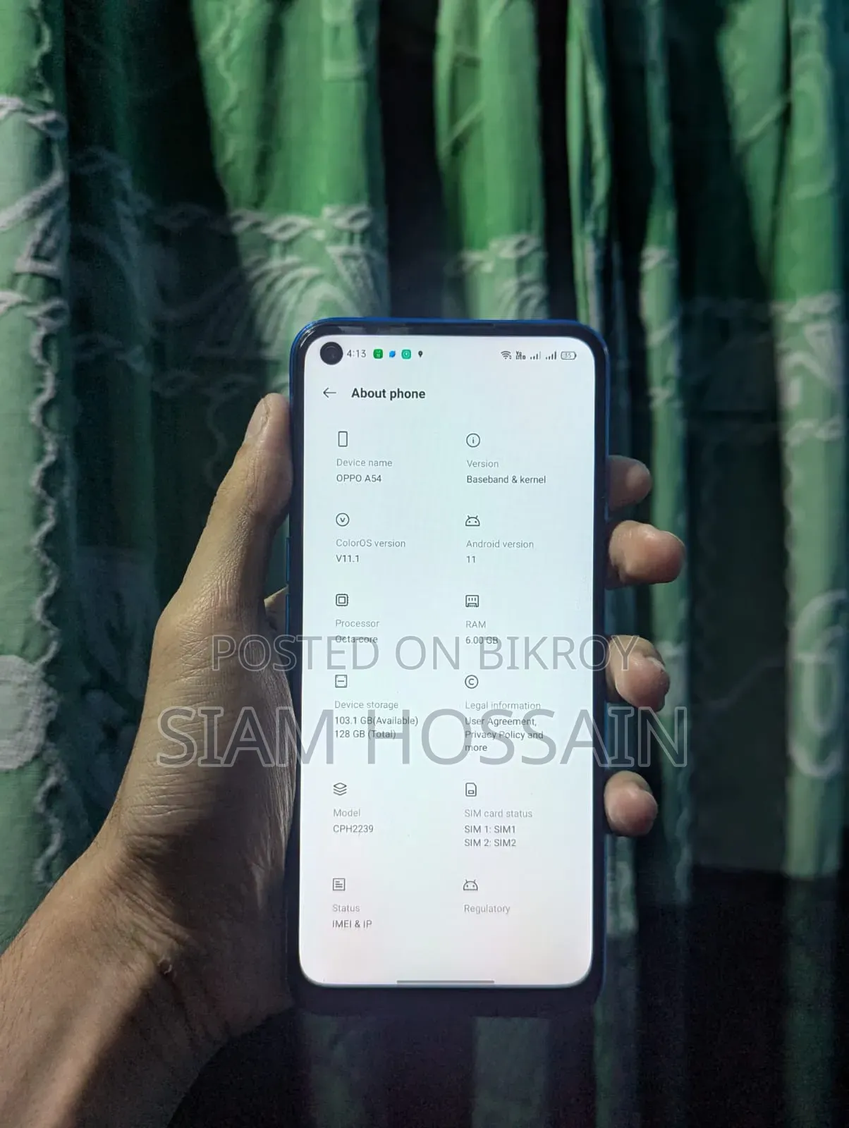 Oppo A54 128 GB Blue