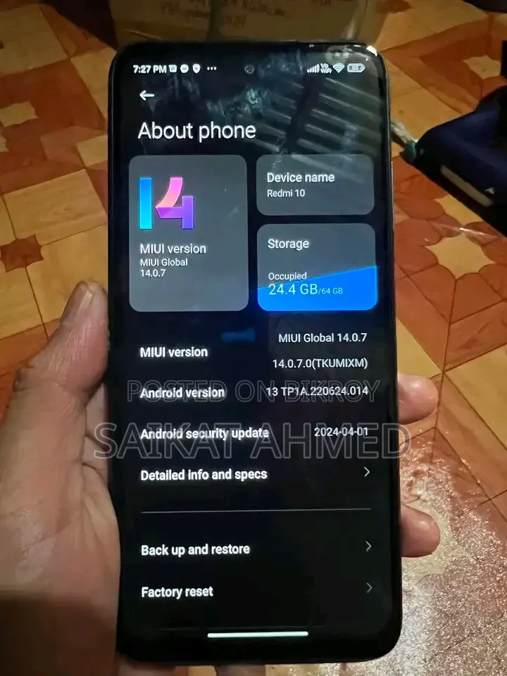 Xiaomi Redmi 10 64 GB Gray