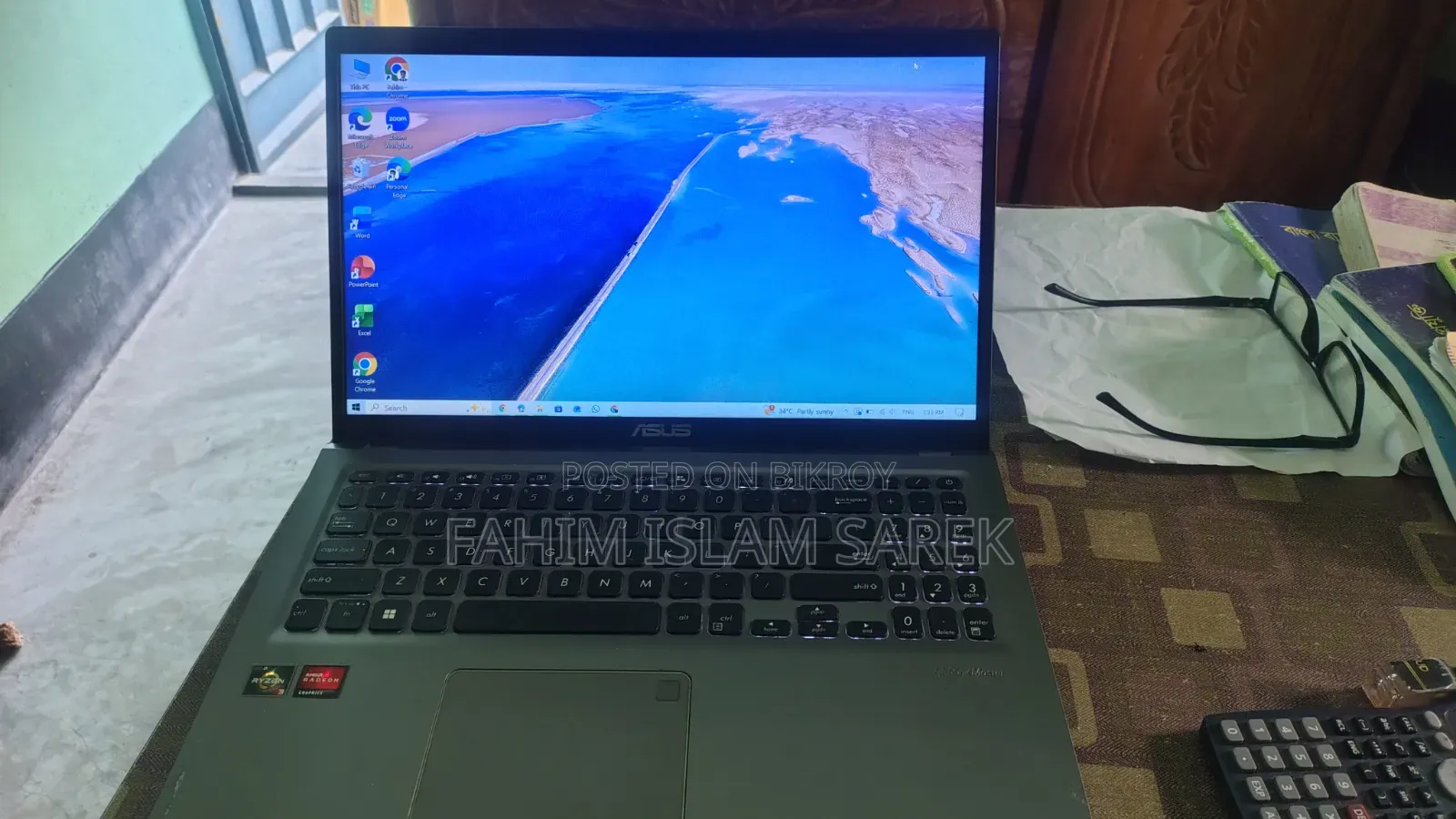 Laptop ASUS Vivobook 15 8GB AMD Ryzen 3 SSD 512GB