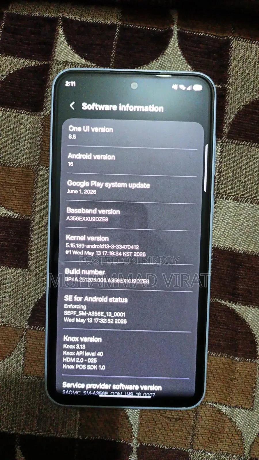 Samsung Galaxy A35 128 GB White