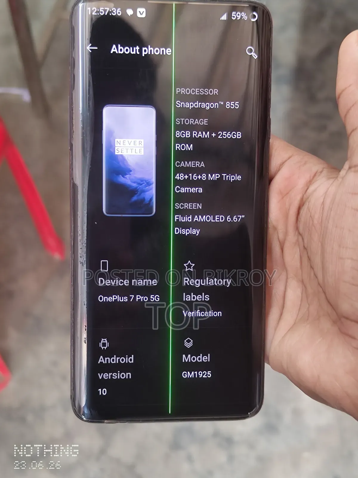OnePlus 7 Pro 256 GB Blue