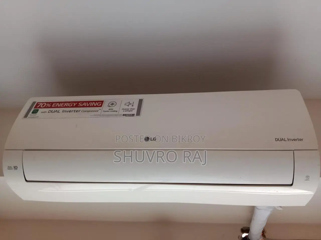 LG 1 Ton Dual Inverter Super Cooling