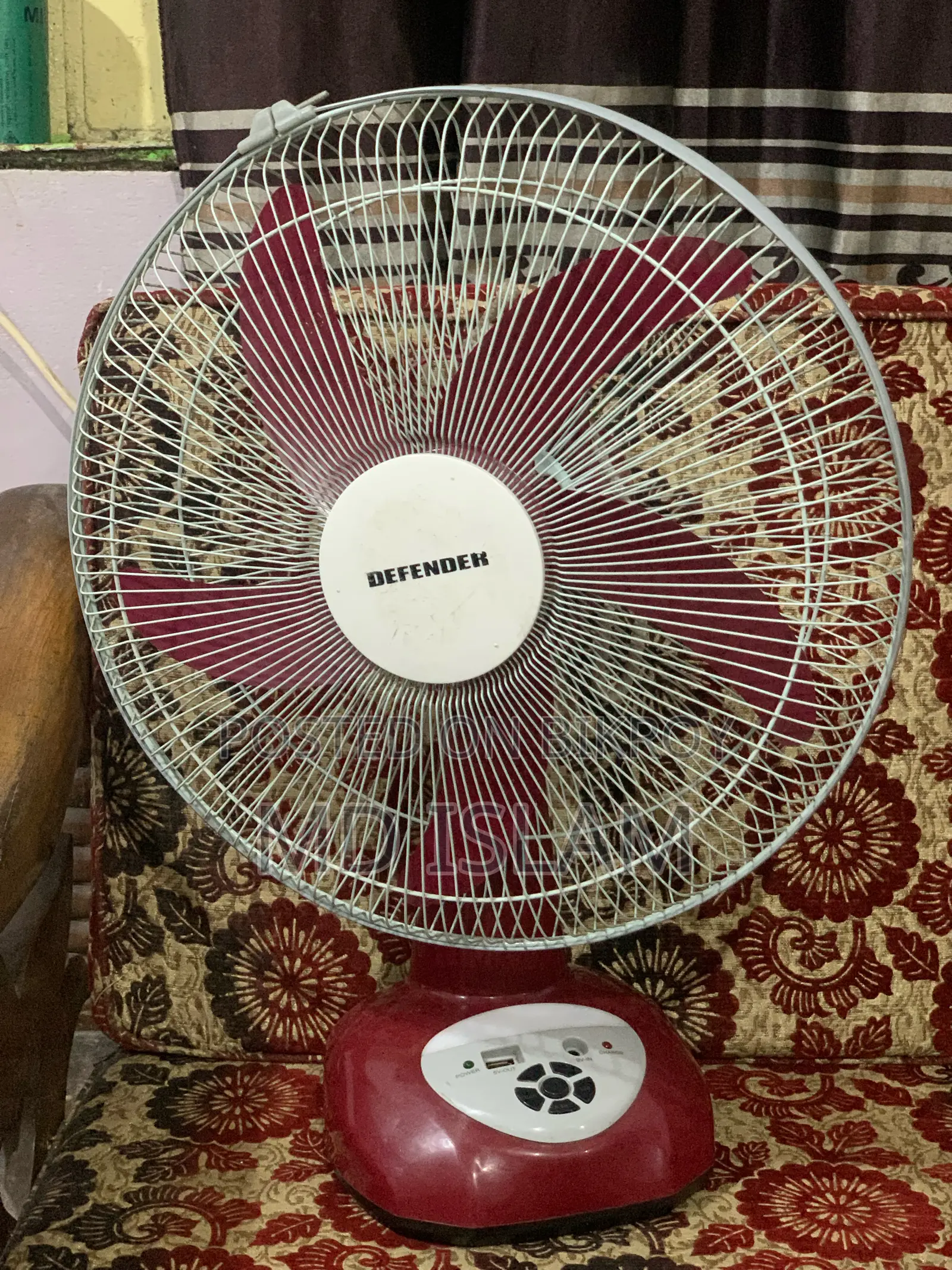 এসি ডিসি টেবিল ফ্যান (ডিফেন্ডার)