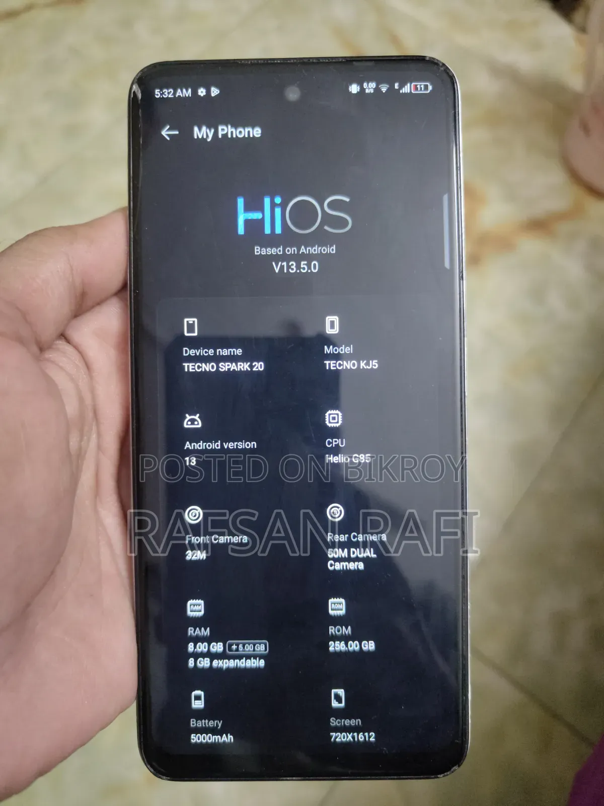 Tecno Spark 20 Pro 256 GB Rose Gold