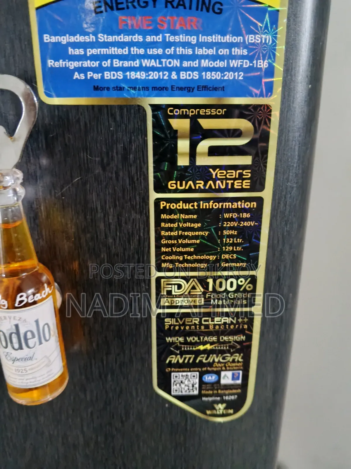 Walton 132 L Fridge