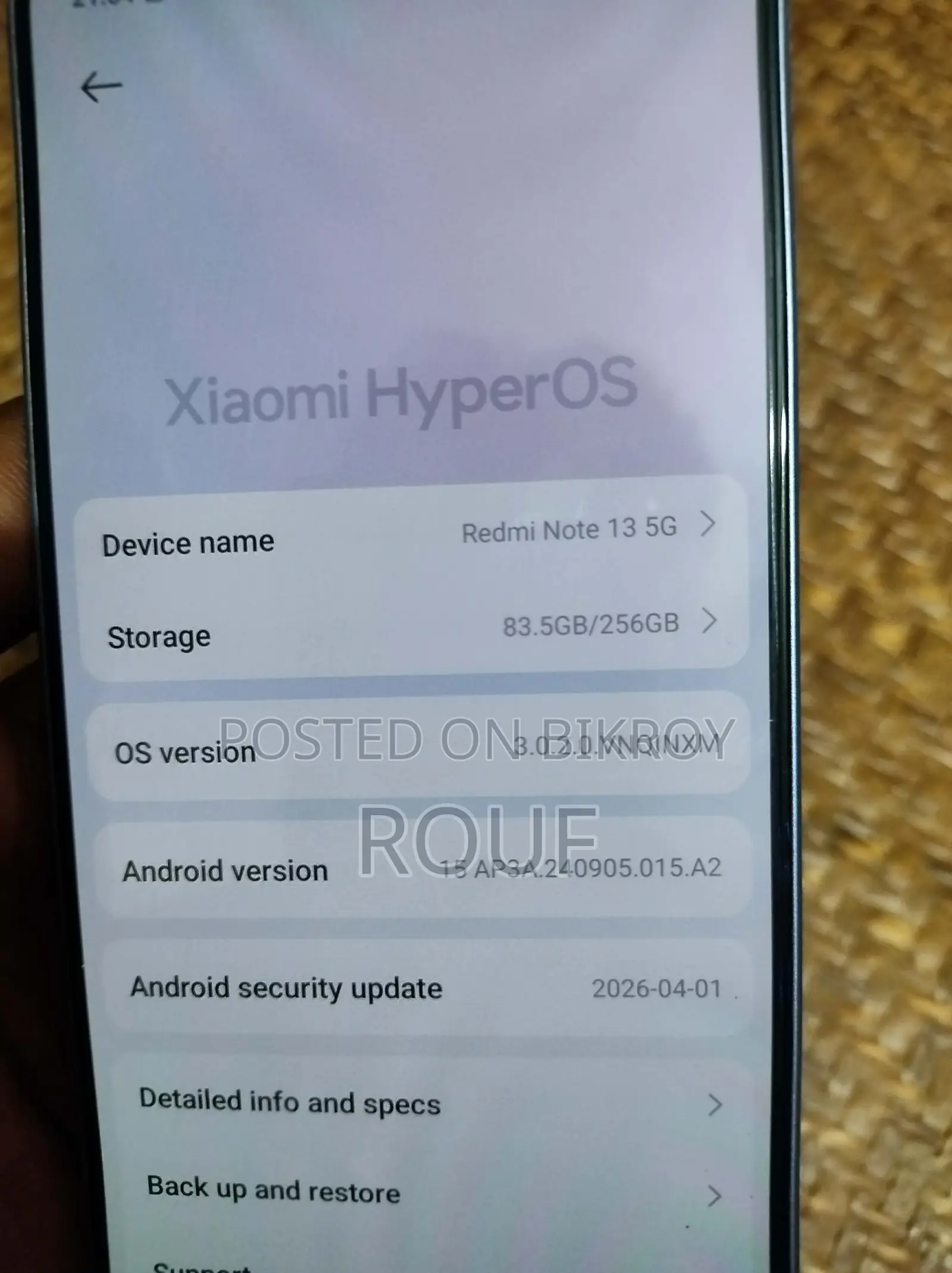 Xiaomi Redmi Note 13 256 GB Purple