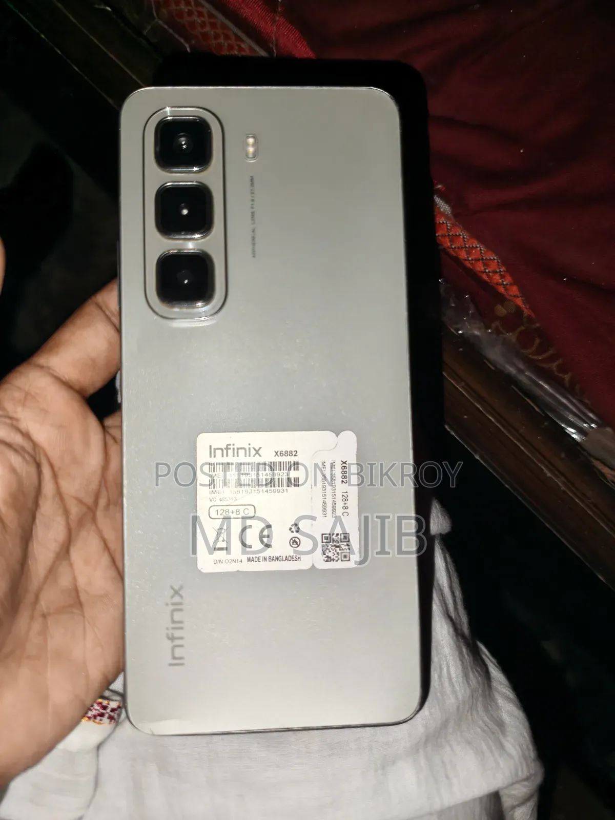 Infinix Hot 50 Pro 4G 128 GB Silver