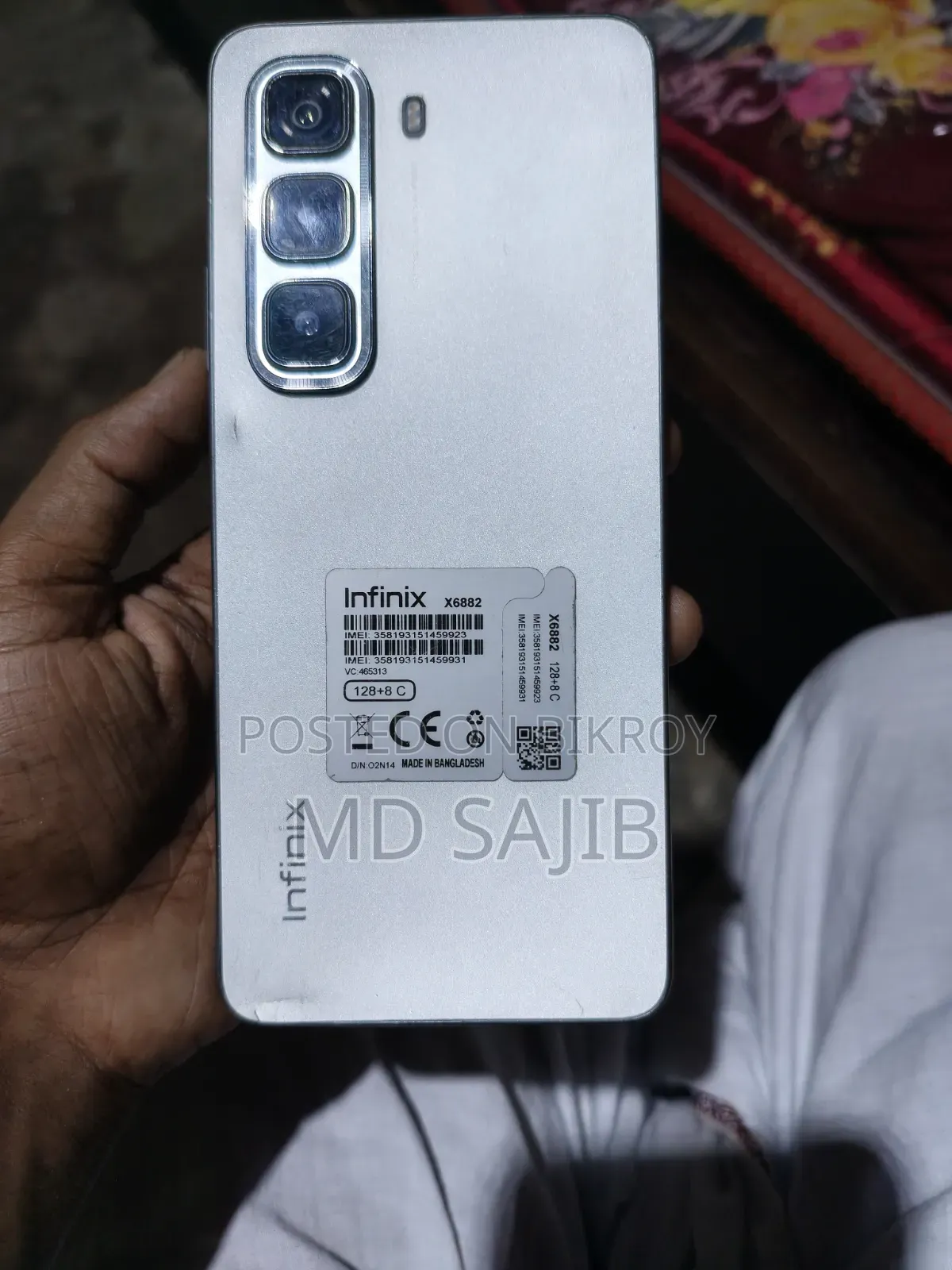 Infinix Hot 50 Pro 4G 128 GB Silver