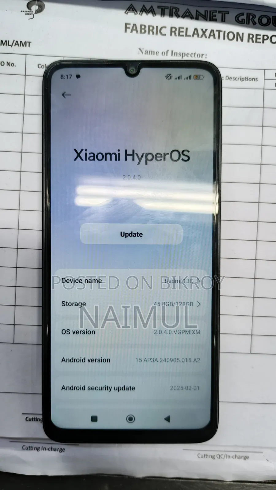 Xiaomi Redmi 13C 128 GB Black