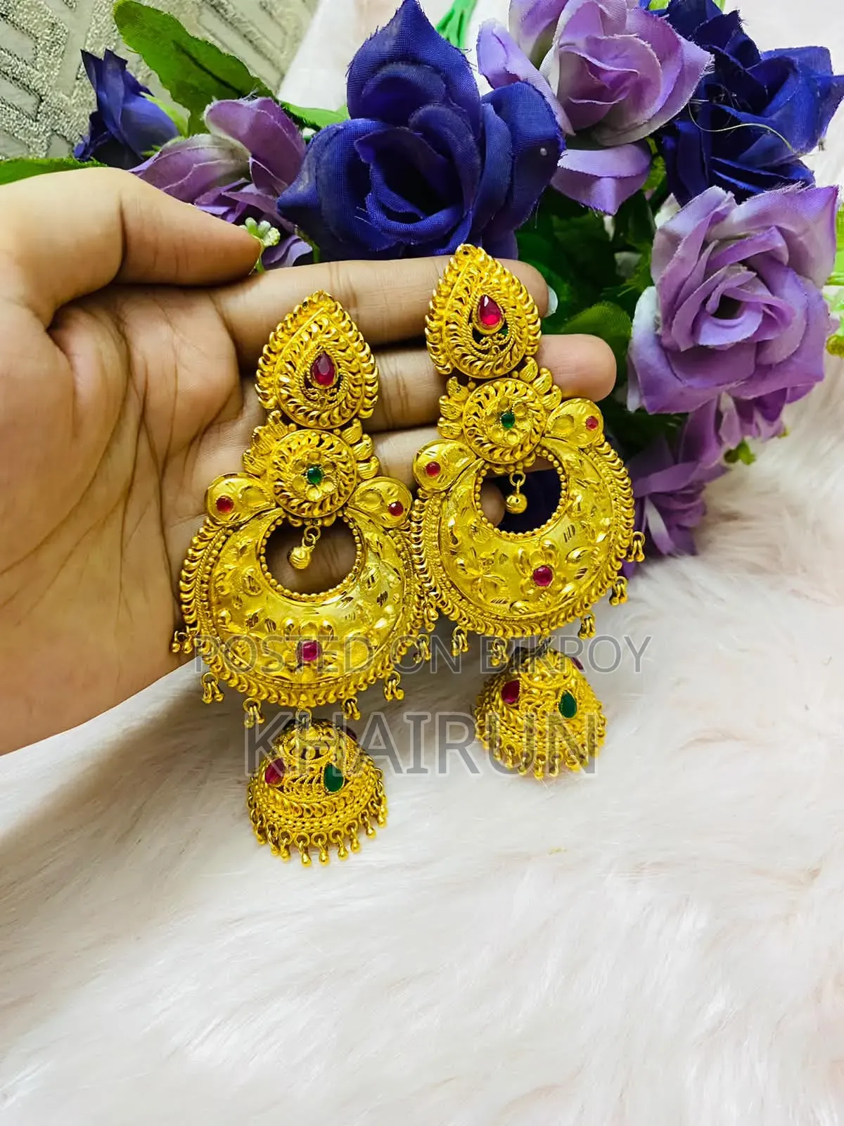 ঝুমকাসহ বড় সাইজের কানের দুল