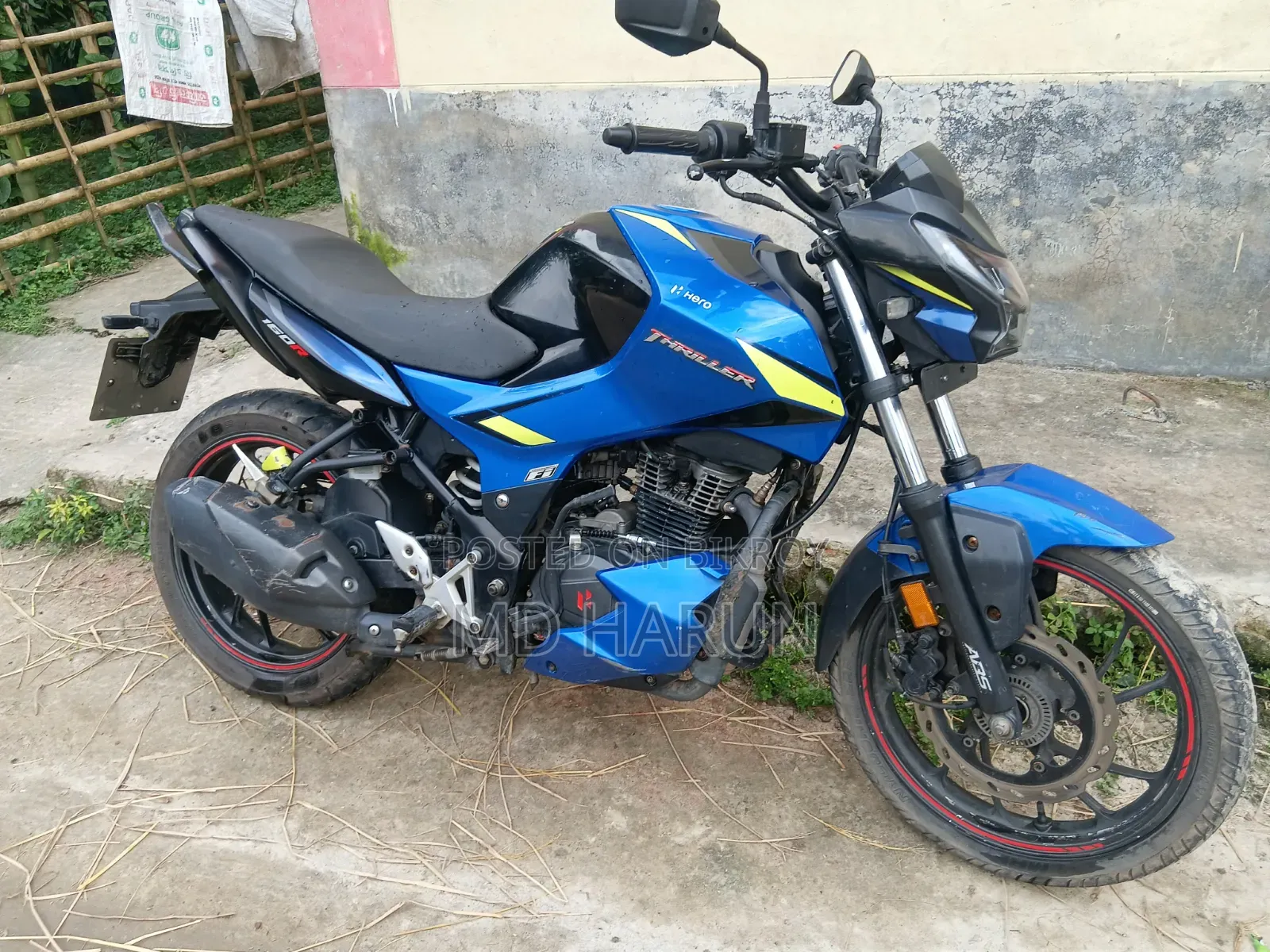 Hero Thriller 160R Refresh 2023 Blue