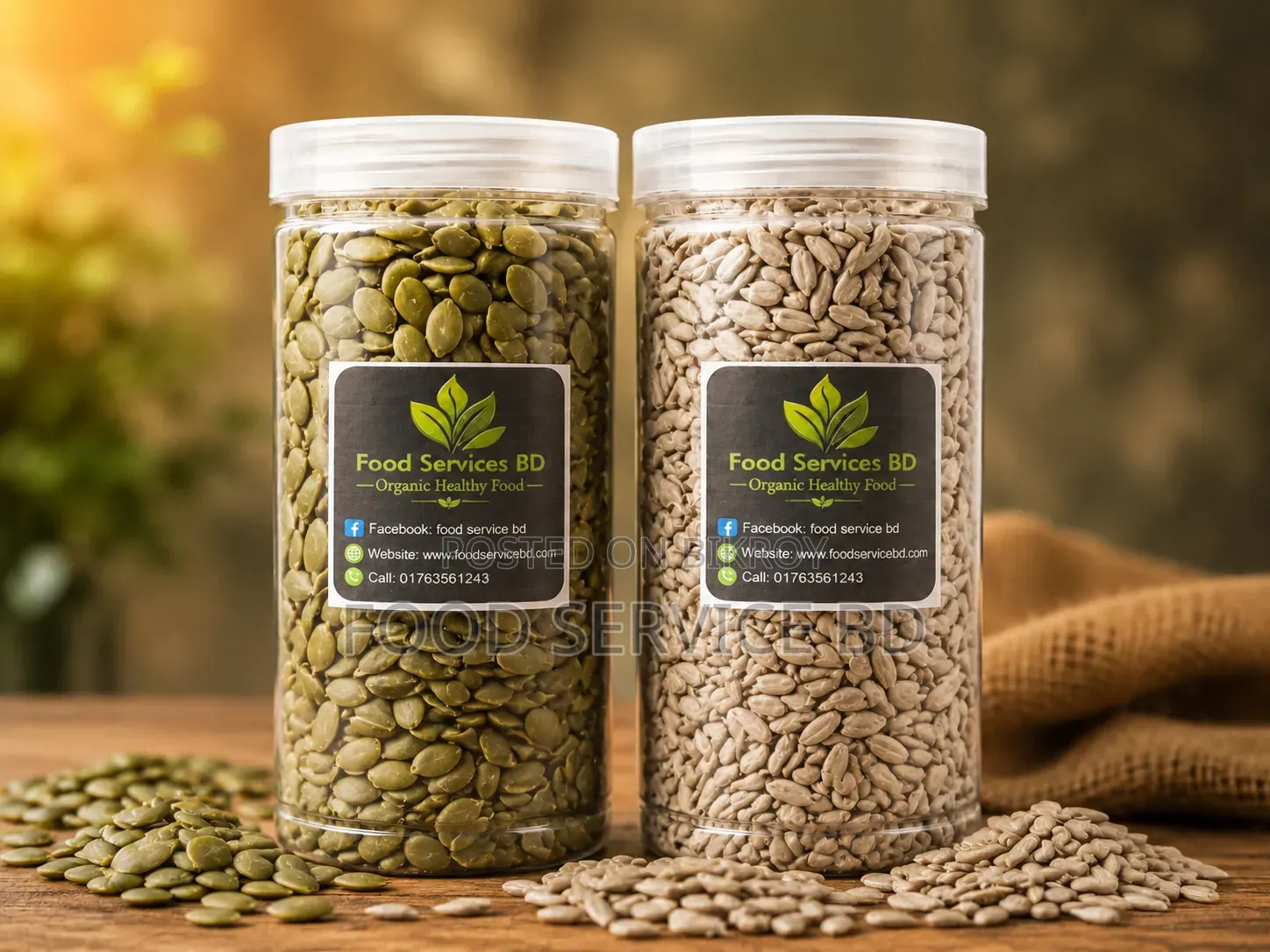 Pumpkin and Sunflower Seeds (500x2=1kg)