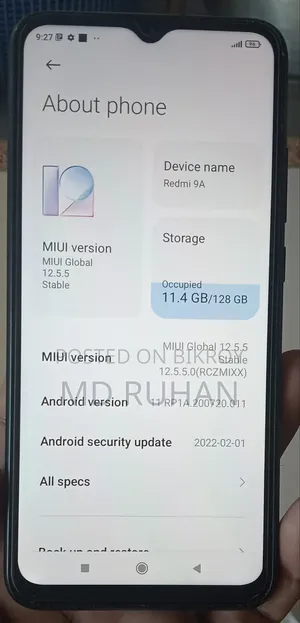 Xiaomi Redmi 9 128 GB Black