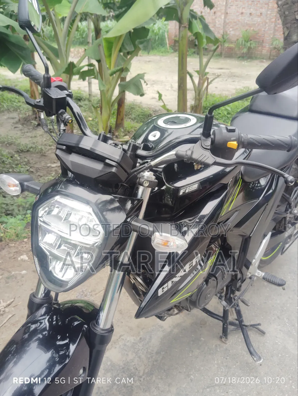 Suzuki Gixxer SF FI 2025 Black