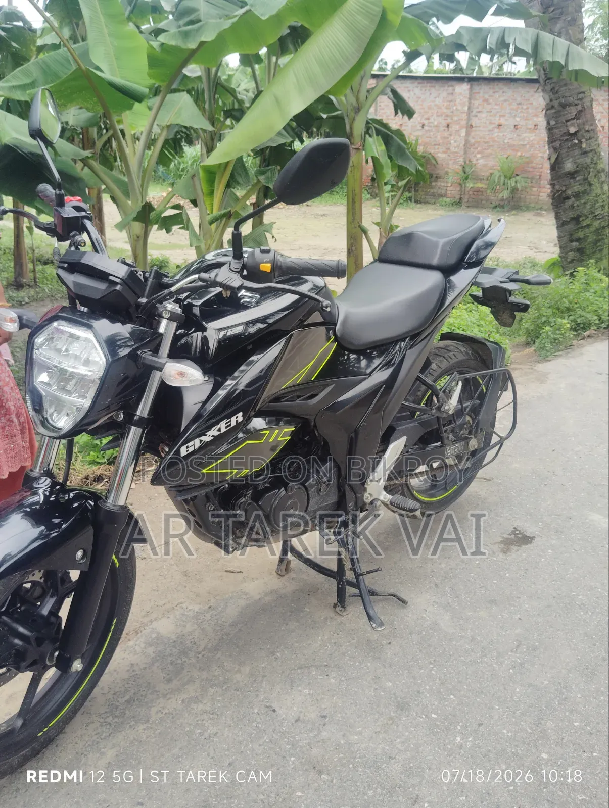 Suzuki Gixxer SF FI 2025 Black