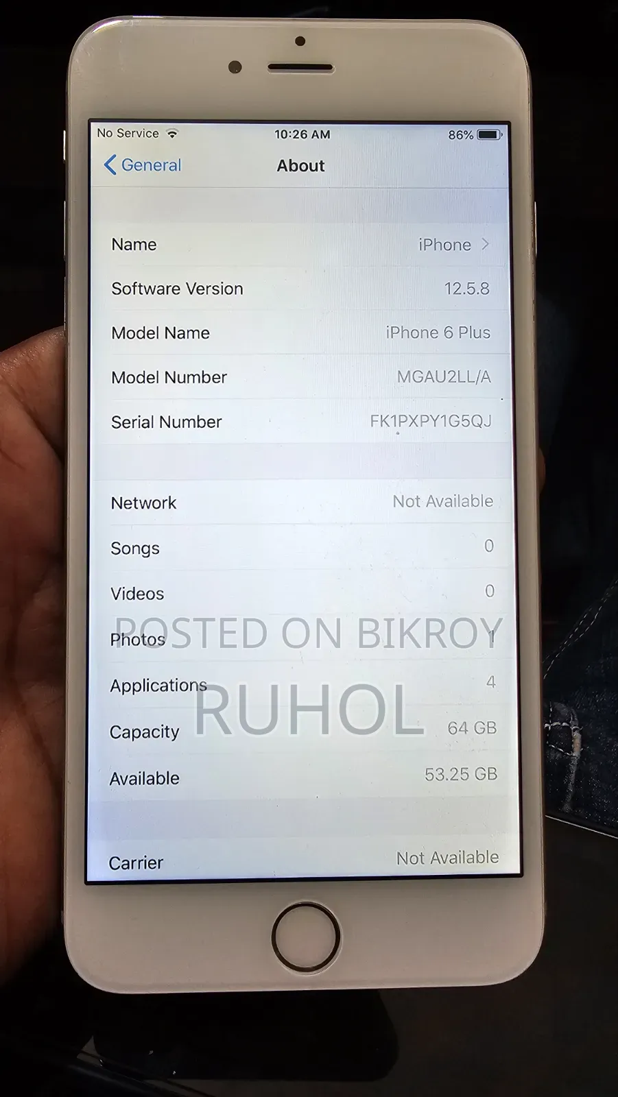 Apple iPhone 6 Plus 64 GB White