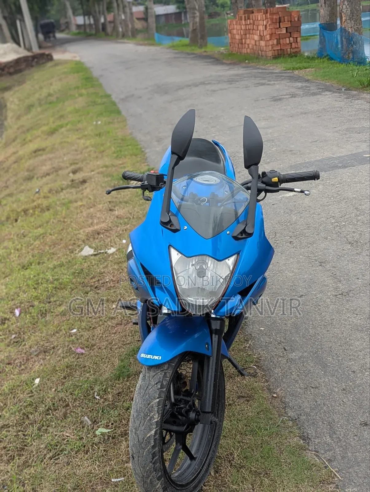 New Suzuki Gixxer Monotone 2023 Blue