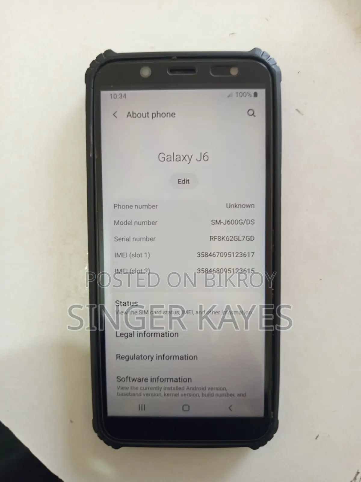 Samsung Galaxy J6 32 GB Black