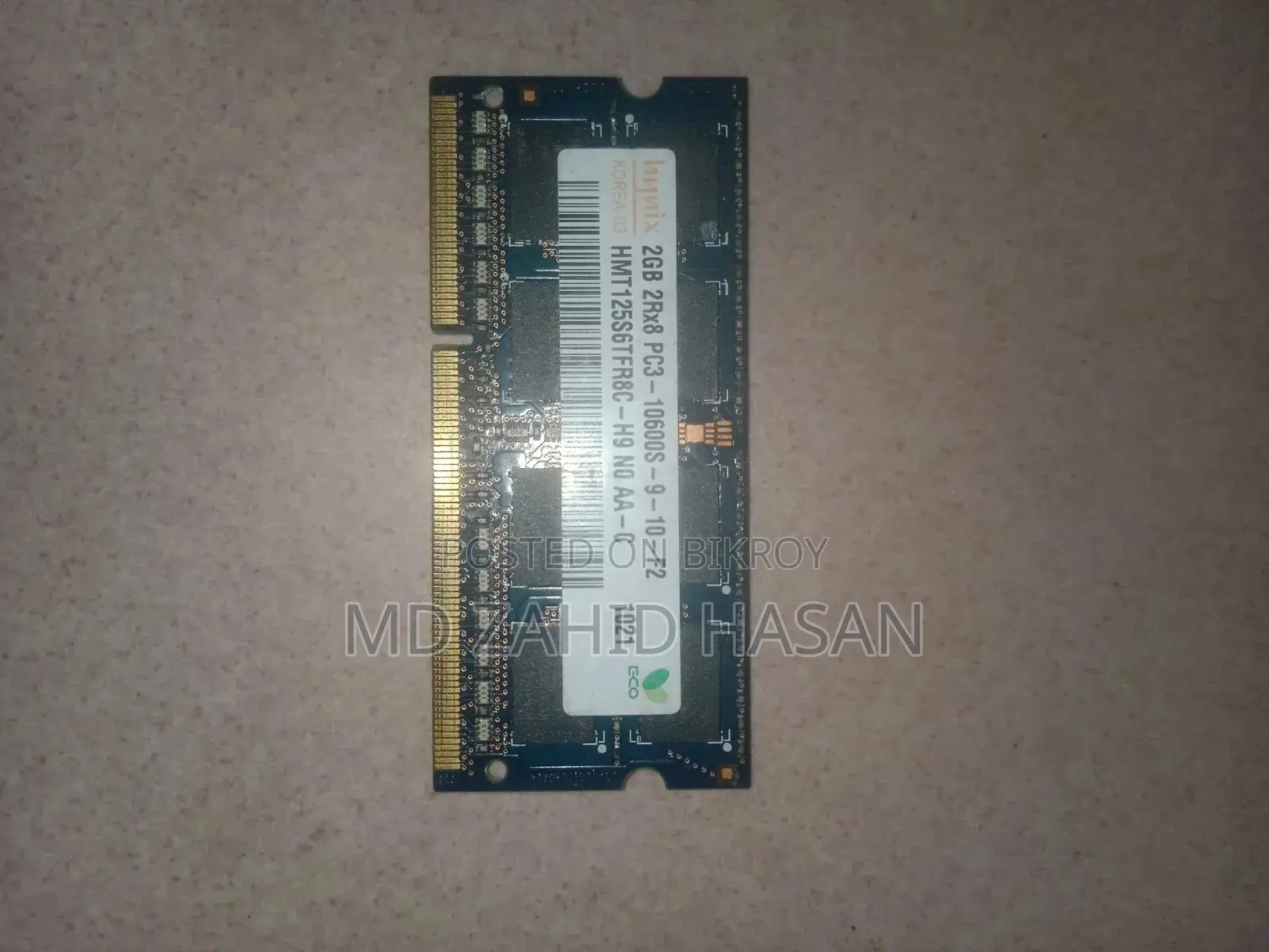 Hynix ২জিবি DDR3 ল্যাপটপ মেমোরি