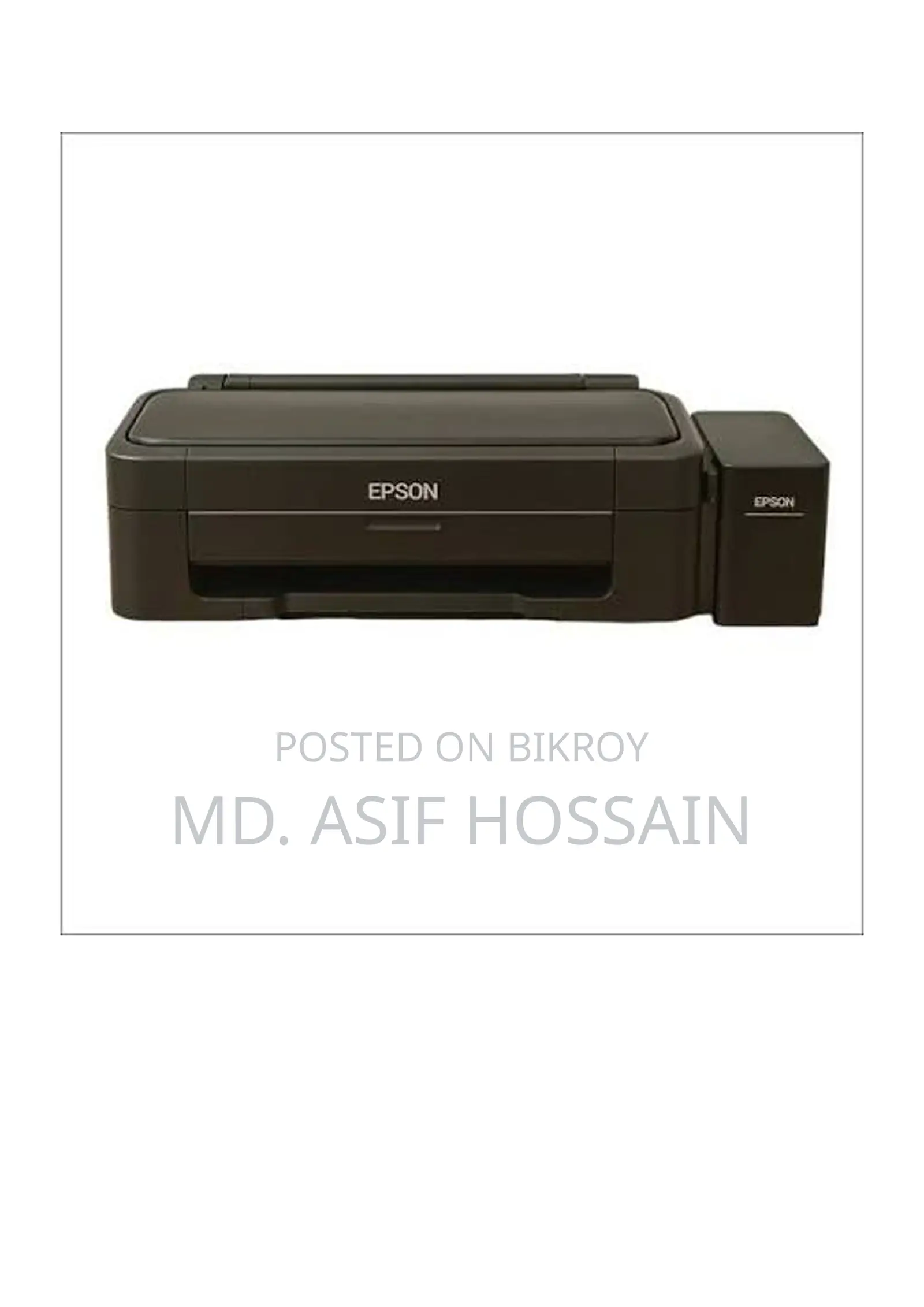 Epson L130 Printer Used for 3 Months