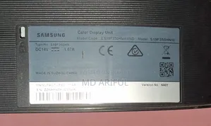 Samsung S19F350HNW 18.5 Inch LED Monitor (VGA)