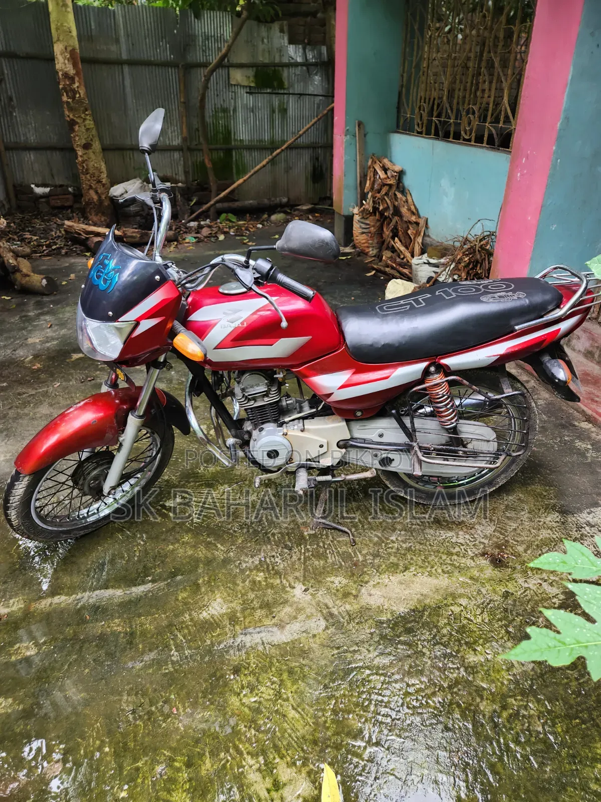 Bajaj CT 100 2015 Red