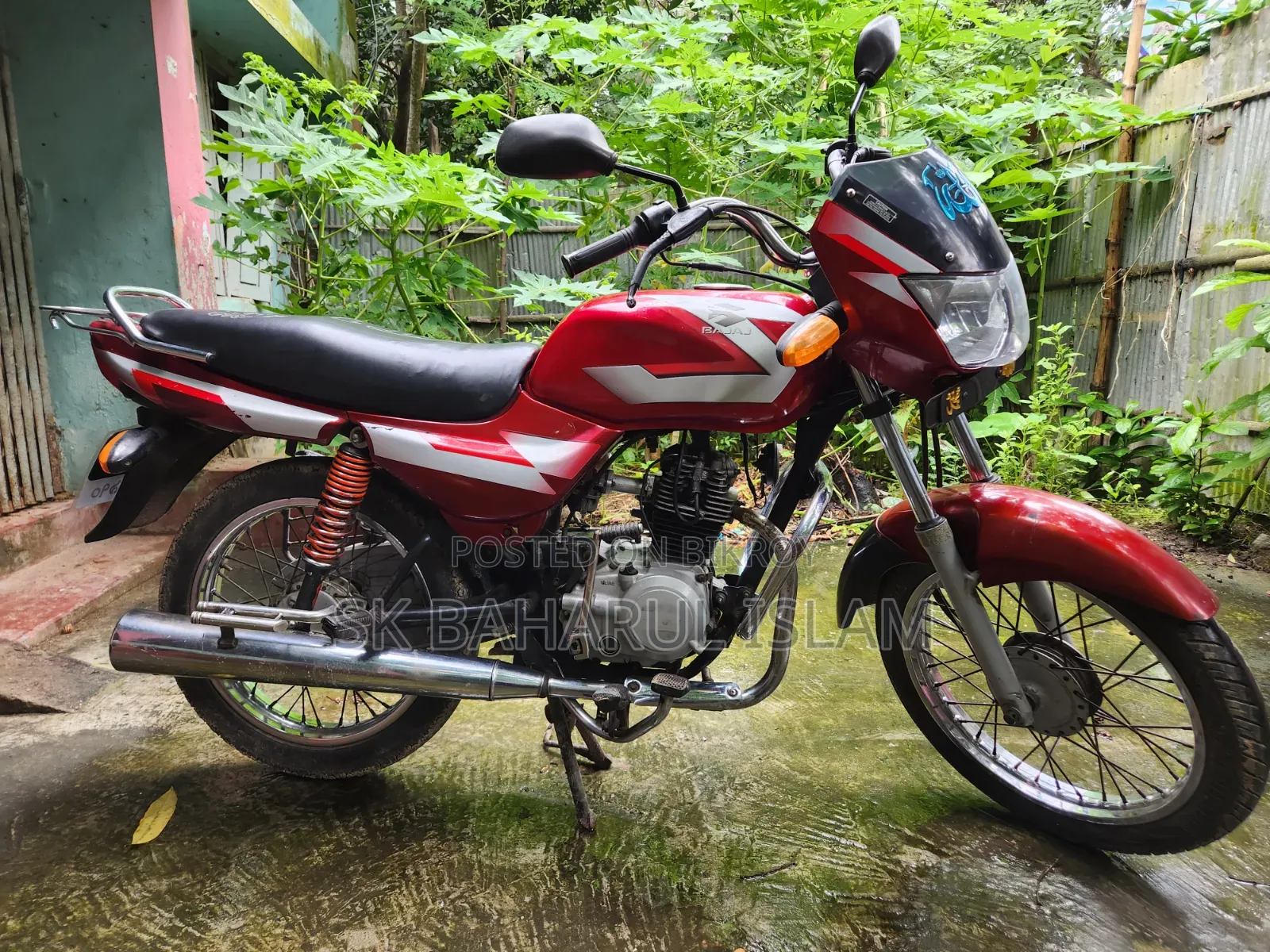 Bajaj CT 100 2015 Red