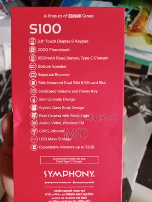 New Symphony S100 Black