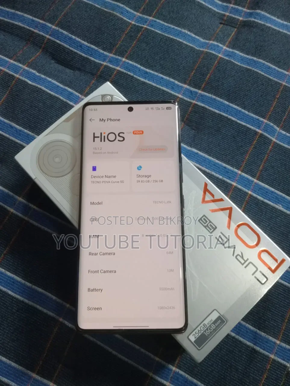 Tecno Pova Curve 256 GB Black
