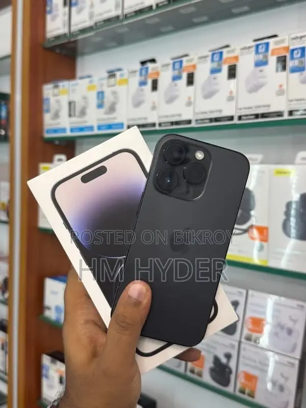 অ্যাপল আইফোন ১৪ প্রো ১২৮ জিবি ব্ল্যাক