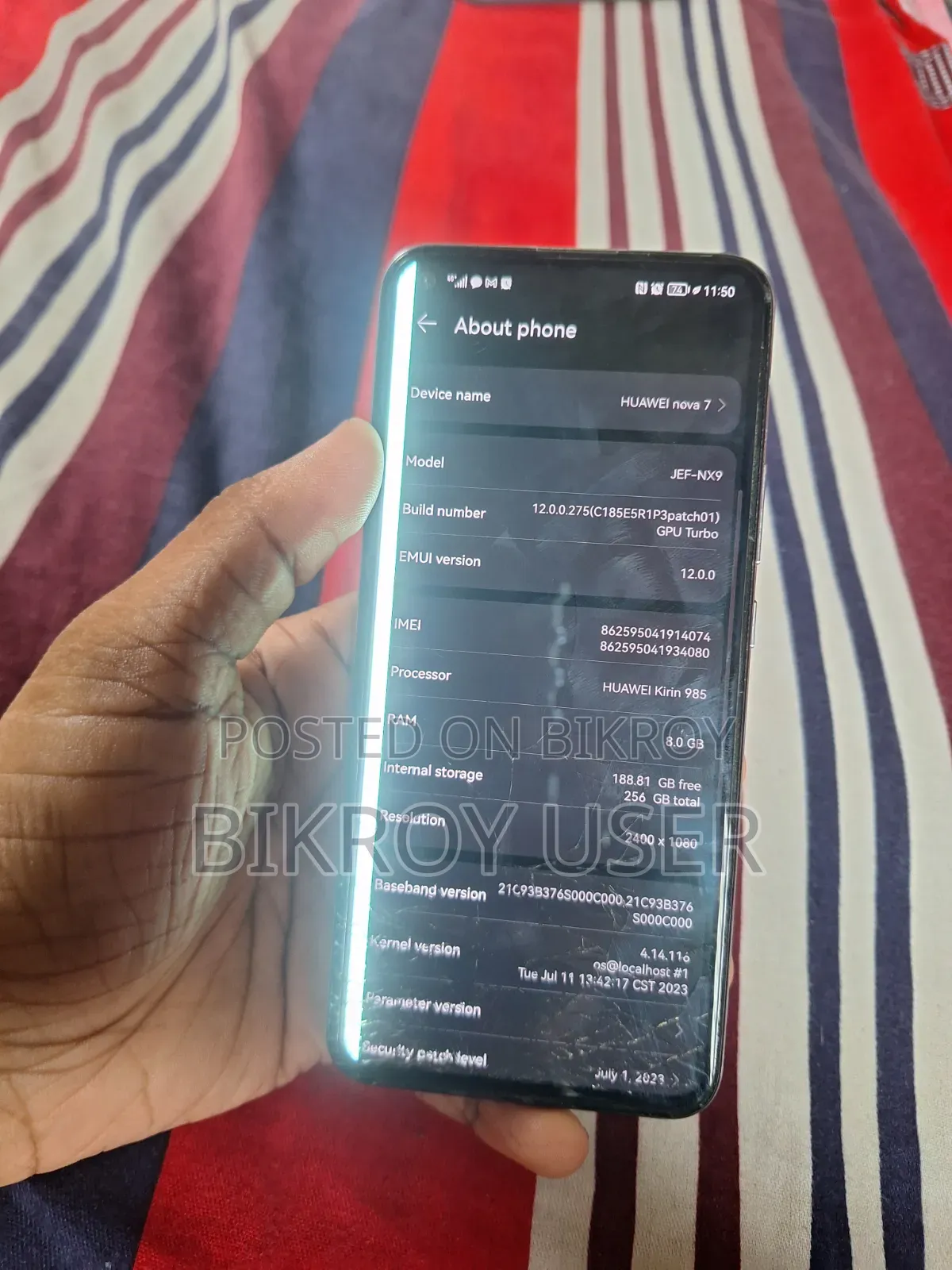 Huawei Nova 7 5G 256 GB Silver