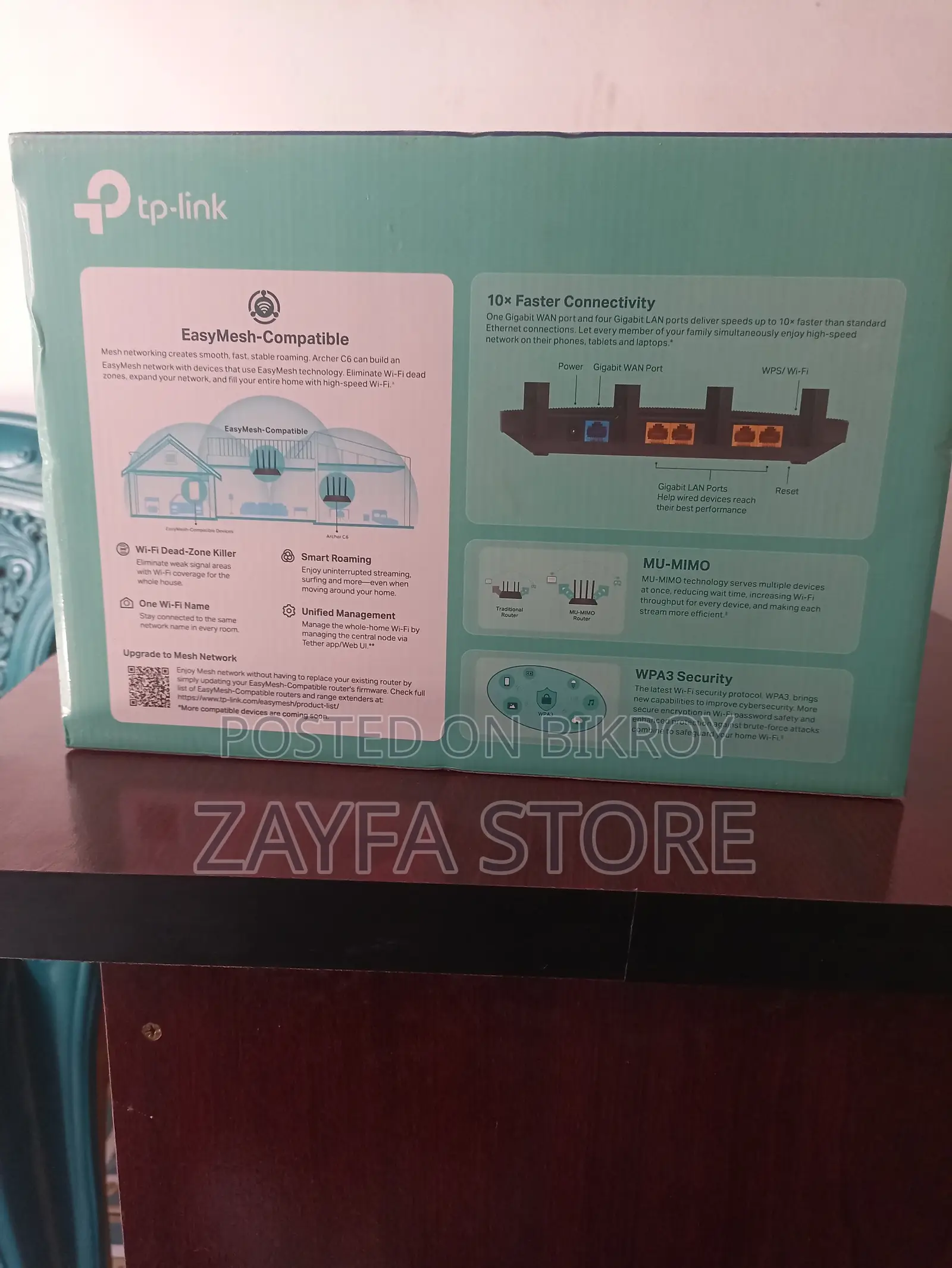 TP-Link Archer C6 AC1200 Dual-Band Wi-Fi Router
