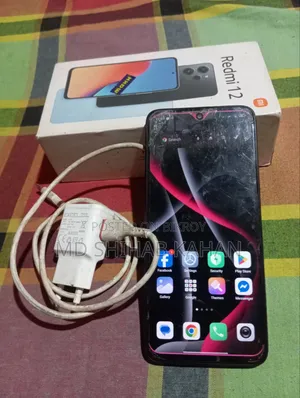 শাওমি রেডমি ১২ ১২৮ জিবি কালো