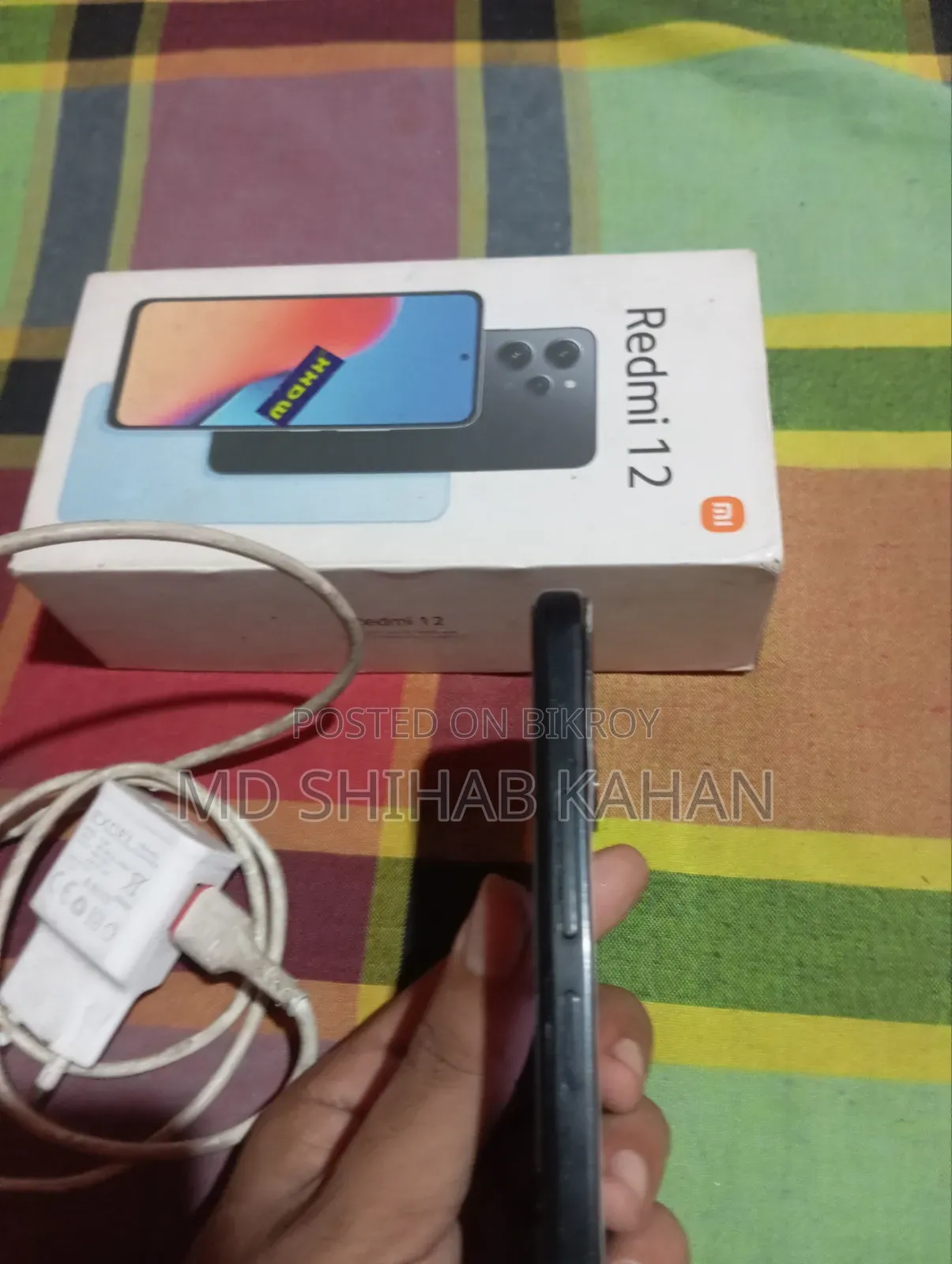শাওমি রেডমি ১২ ১২৮ জিবি কালো