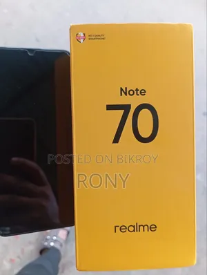 Realme Note 70T ১২৮ জিবি ব্ল্যাক