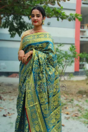 Silk Katan Saree, Original Sirajganj design with mesmerizing patterns