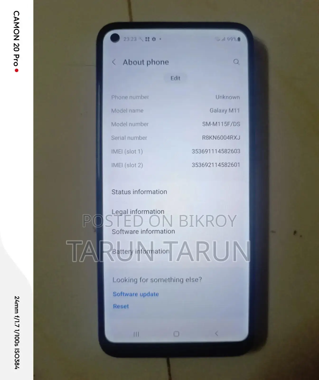 Samsung Galaxy M11 64 GB Purple