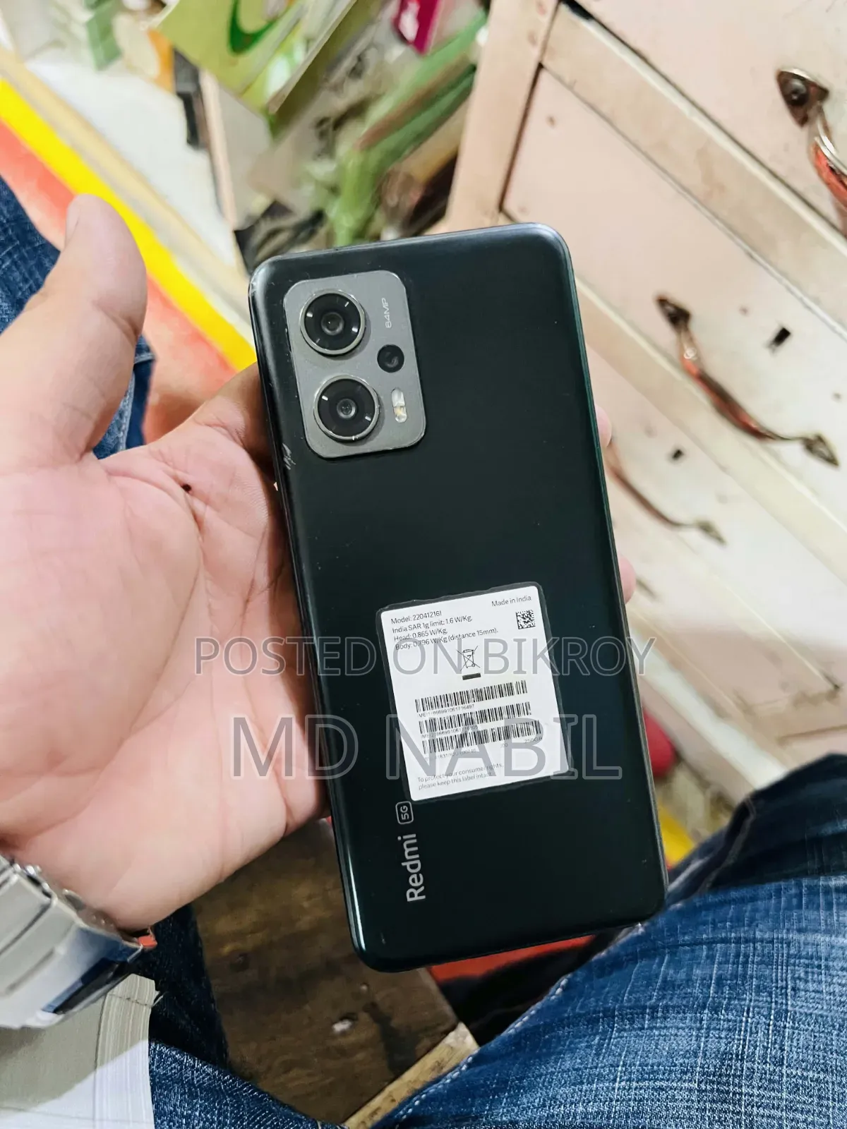 Xiaomi Redmi K50i 256 GB Black