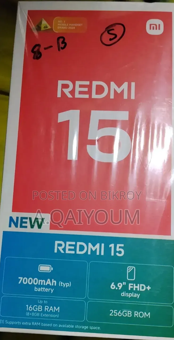 Xiaomi Redmi 15 256 GB Black