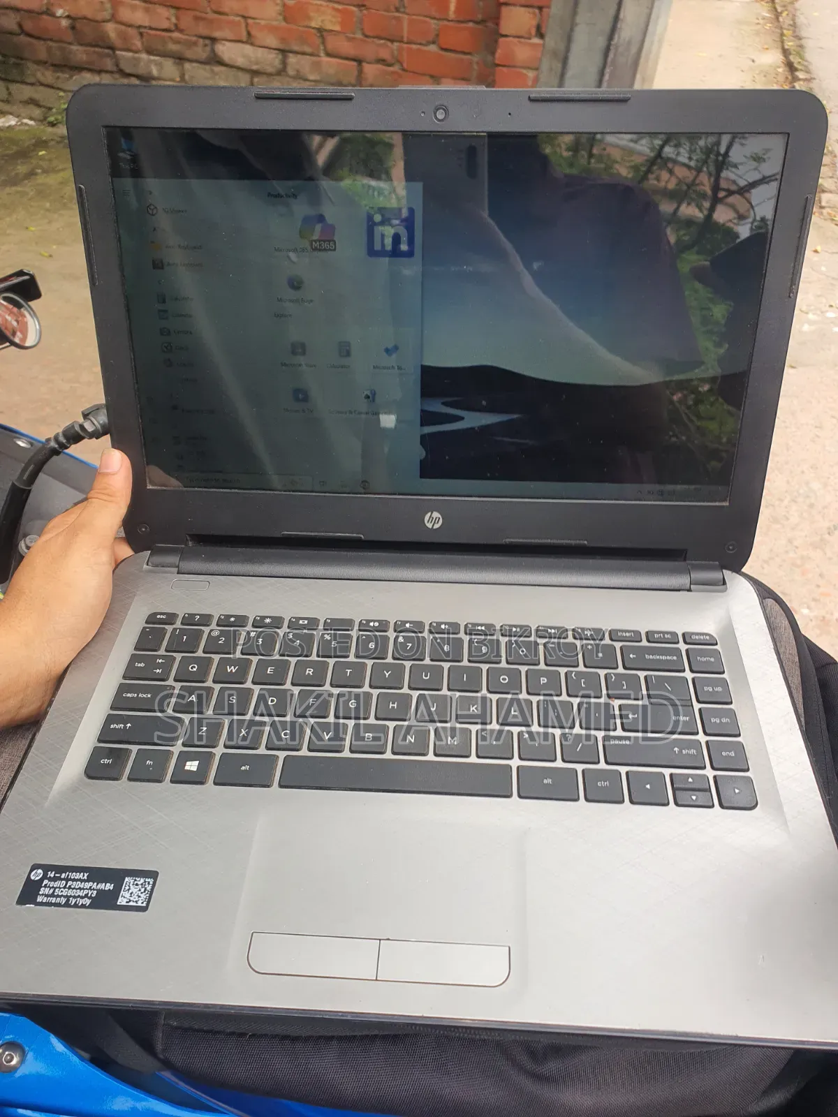 Laptop HP 8GB RAM 128GB HDD